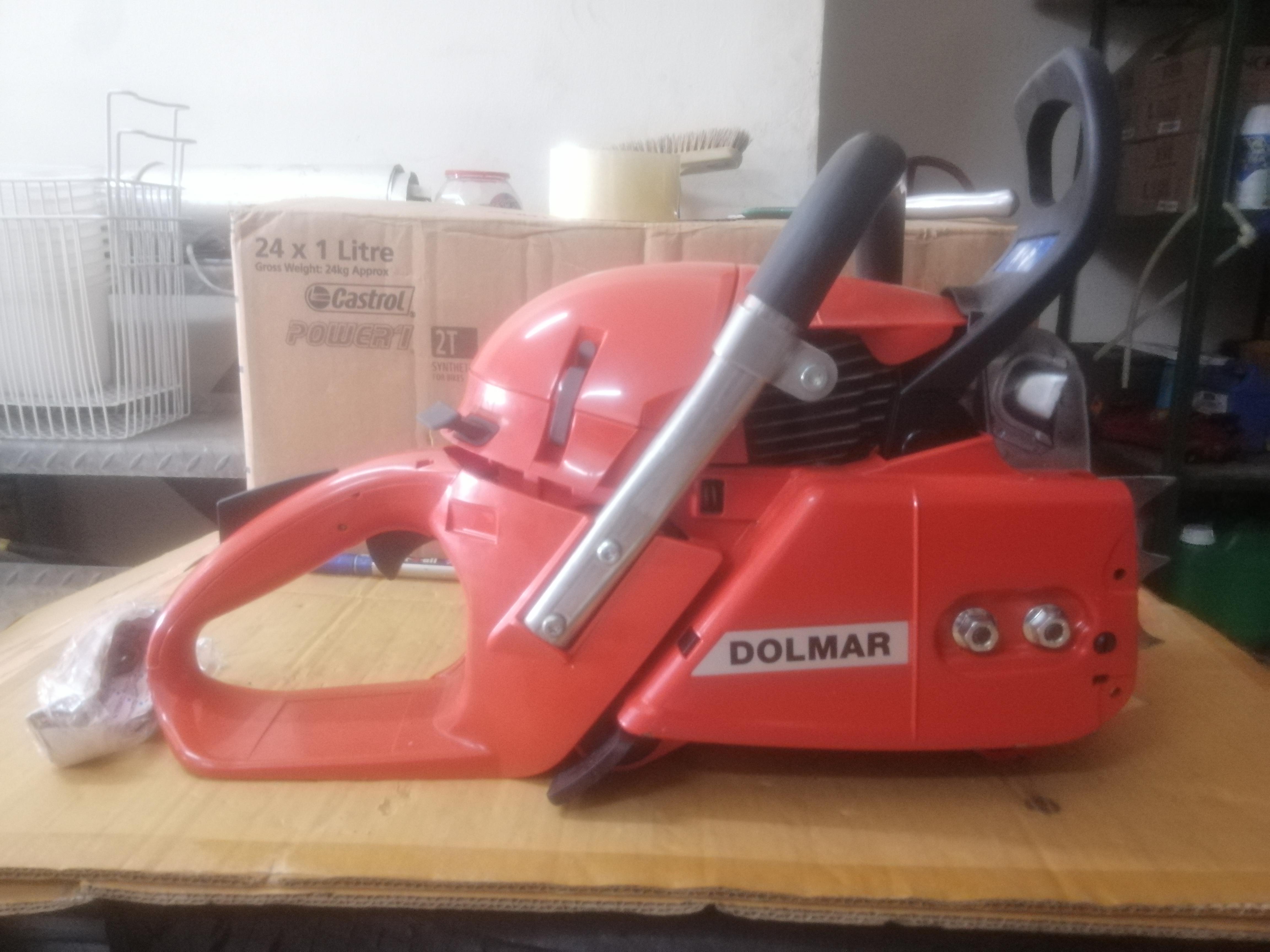 thumbnail interactive-video image 1 of Dolmar PS7900 Chainsaw Combo: 70cm Bar + 2 Chains 3/8 93 Links, 1.5mm – Sägenspezi 1 of 4