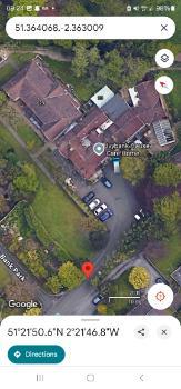 Ivy bank house care home, first lawn as enter