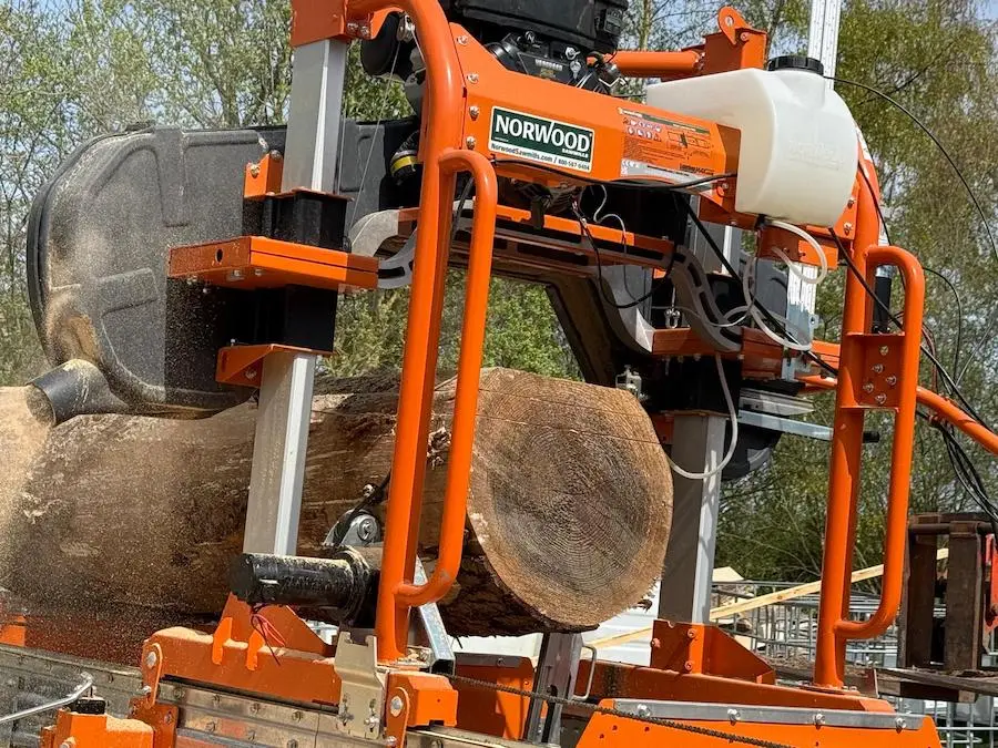 Nick Garton's HD38 sawmill in action.webp