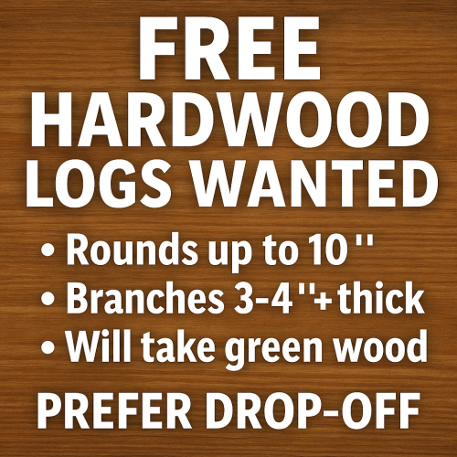 More information about "WANTED: FREE HARDWOOD LOGS / ROUNDS – For Wood Burner (Will Take Green Wood)"